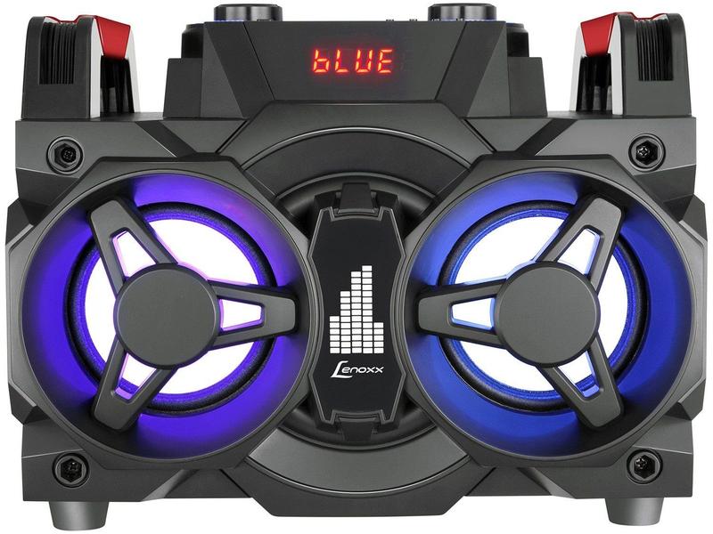Mini System Lenoxx Bluetooth 150W Rádio FM Karaokê - USB MS 8600